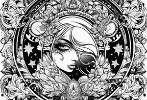 UPLIFTING THOGHTS NO WORRIES tattoo idea