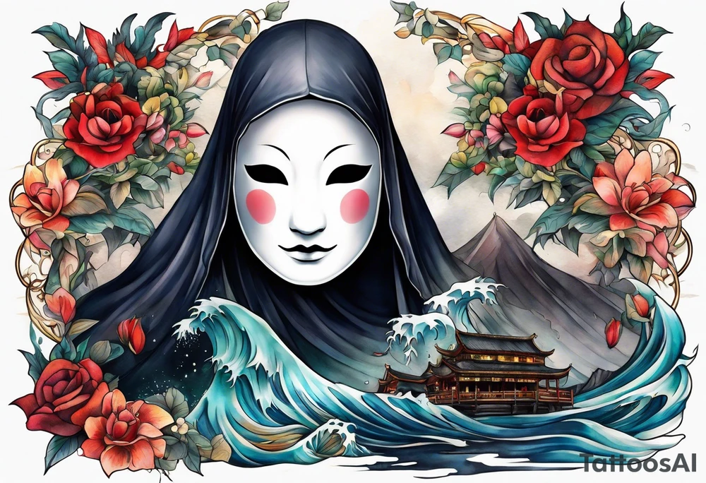 No face tattoo idea