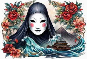 No face tattoo idea