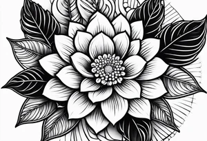 flower tattoo idea