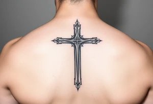 Christian Cross with Galatians 2:20 tattoo idea