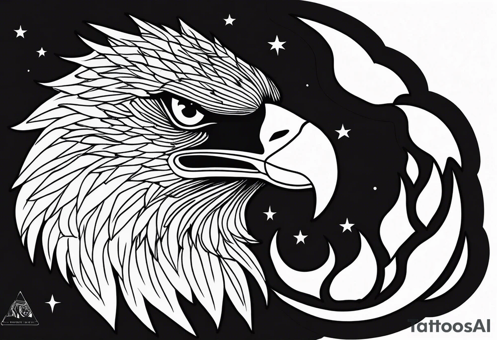 be a wolf at graund and be a eagle at sky at the same time tattoo idea be a wolf at graund and be a eagle at sky at the same time tattoo idea