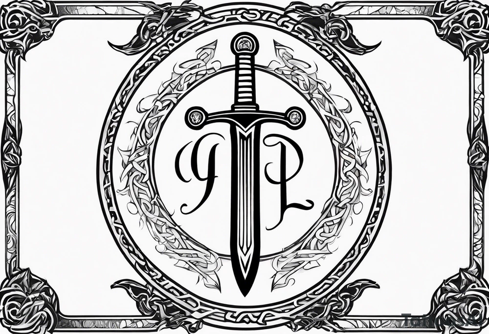 Valhalla chains
 sword tattoo idea