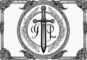 Valhalla chains
 sword tattoo idea
