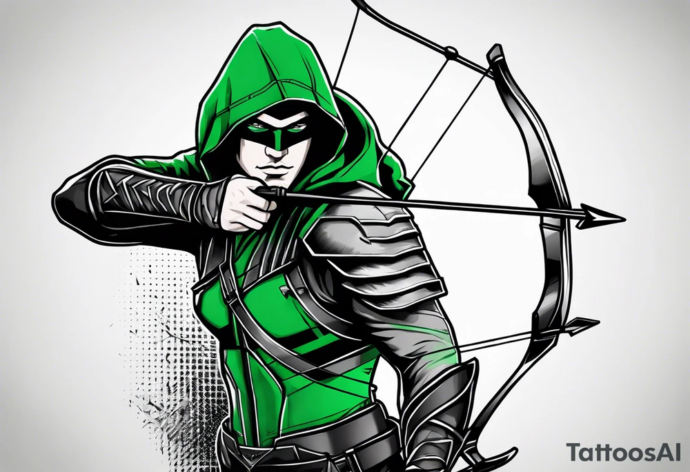 the green arrow tattoo idea
