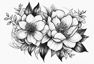 Japanese flower tattoo design tattoo idea