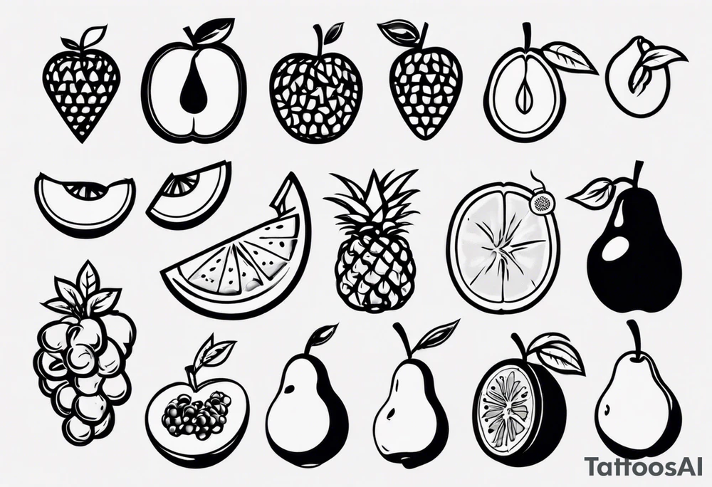 Fruits tattoo idea