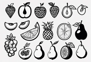 Fruits tattoo idea