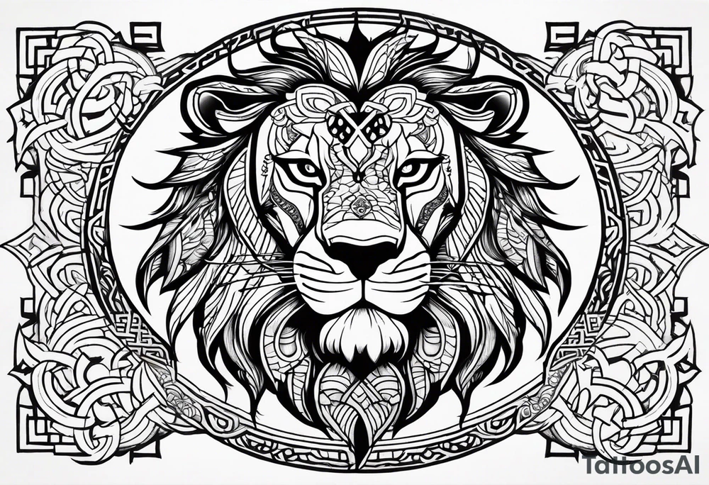 Lion king tattoo idea