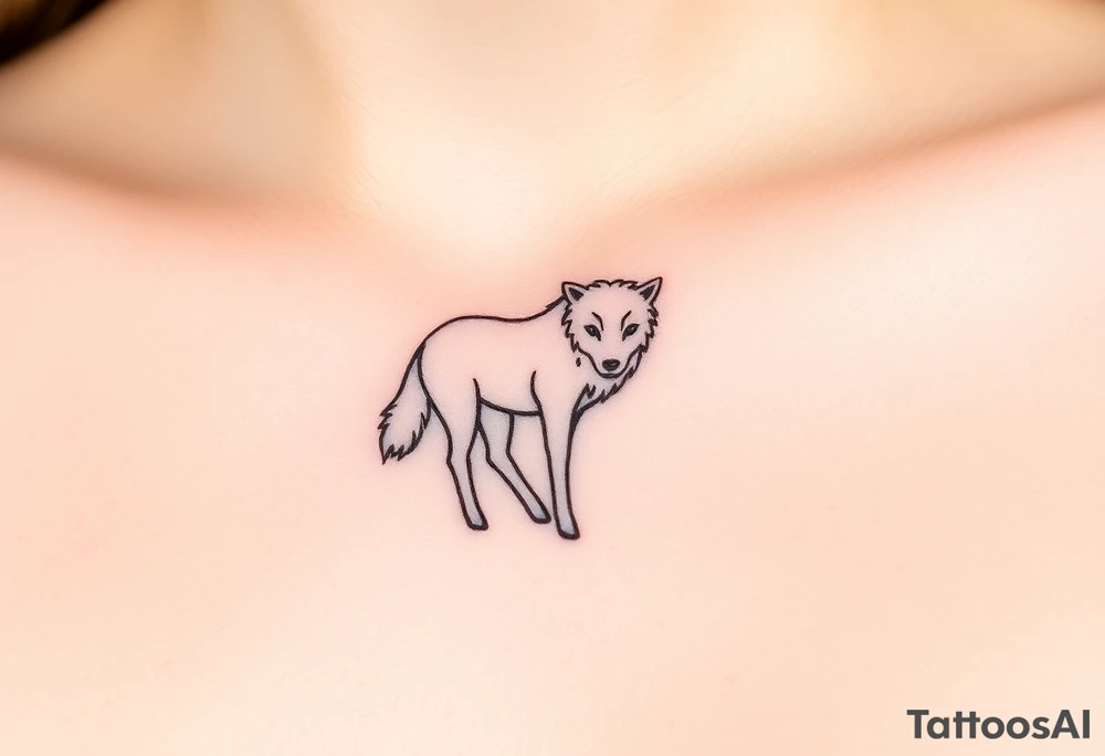 Wolf disguised as a sheep tattoo idea
