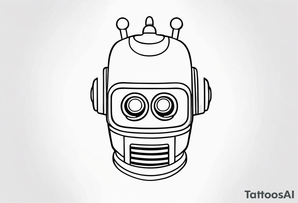Futurama Bender Head tattoo idea