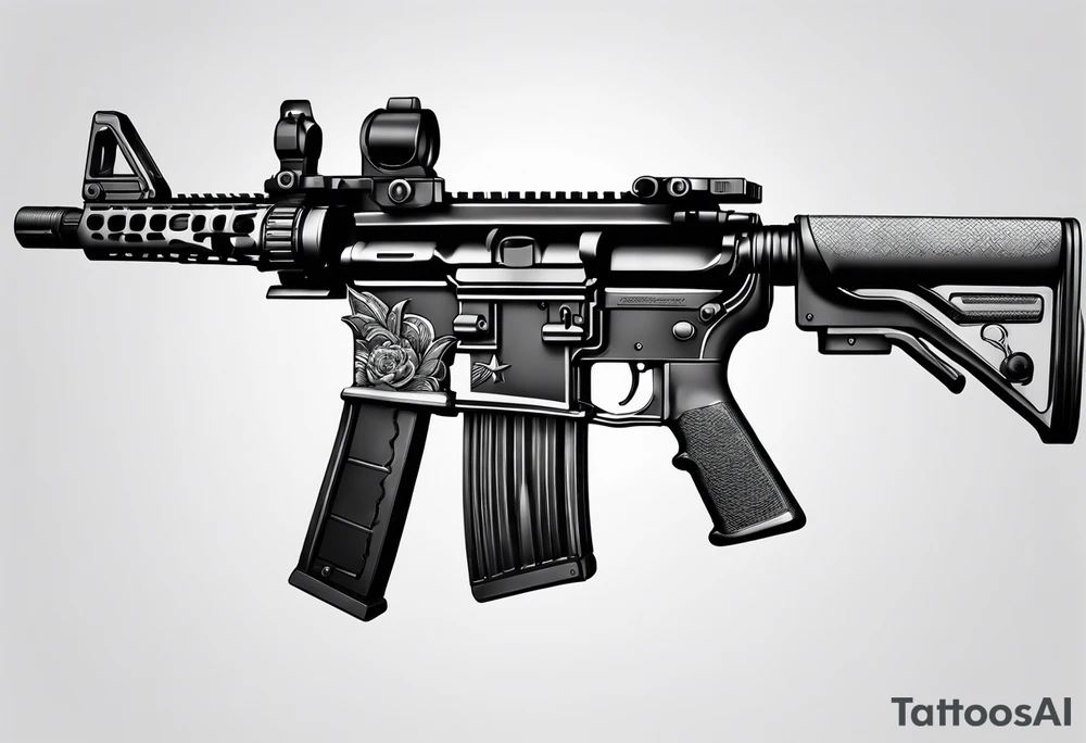 Ar 15 tattoo idea
