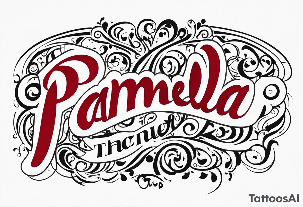 Pamela tattoo idea