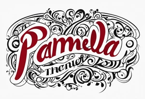 Pamela tattoo idea