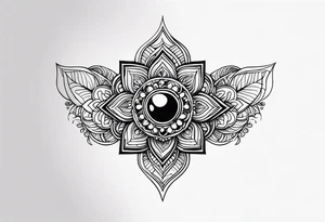 Rudraksha tattoo on wrist tattoo idea