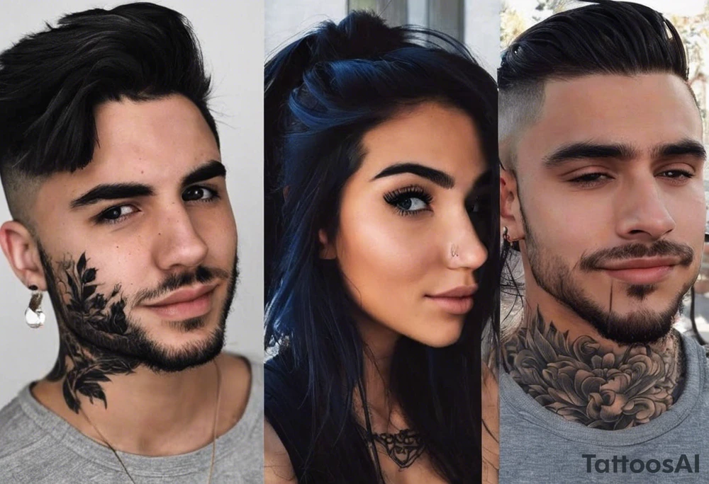 i want to create a tattoo inspired by my life, i had a girlfriend for a 8 years since 2009 till to 2017 and we broke up and i was in depression for almost 2 years, then i met a Colombian girl that ruined my life and i had a baby with her , his name is Yousif and now he is 3 years old living with me , and then i had another Colombian girl that i had a relationship with for over one year and i loved her too much and i broke her heart because of my previous  relationship and now again iam in depression tattoo idea