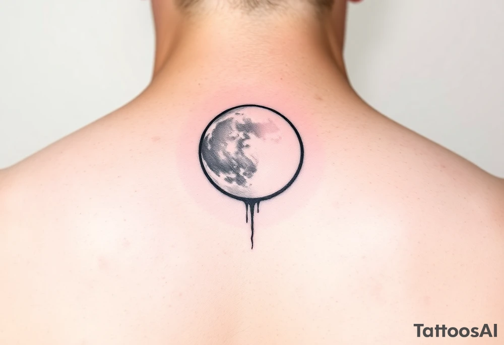 Crescent waxing moon (flash tattoo) tattoo idea