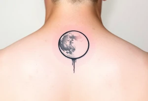 Crescent waxing moon (flash tattoo) tattoo idea