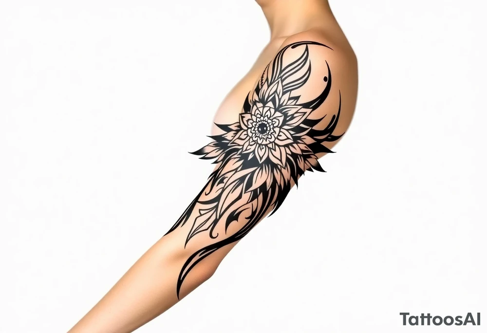 shaman mystical tattoo idea