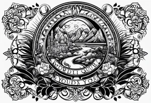 The world is yours Pablo tattoo idea