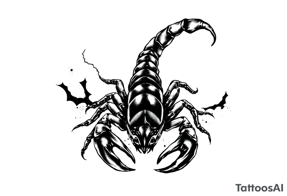 Scorpion Japanese style tattoo idea