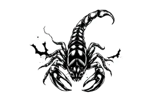 Scorpion Japanese style tattoo idea