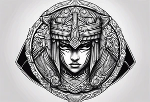 My tears ricochet warrior shield tattoo idea