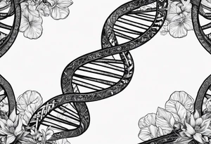 DNA helix made from root.
add leaf
ADAM creation tattoo idea