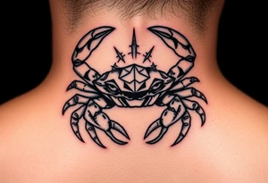 An angry crab tattoo idea