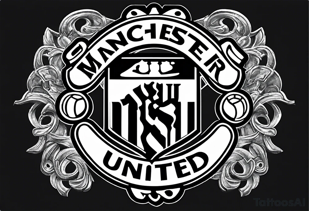 Manchester United Logo tattoo idea
