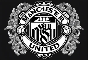Manchester United Logo tattoo idea