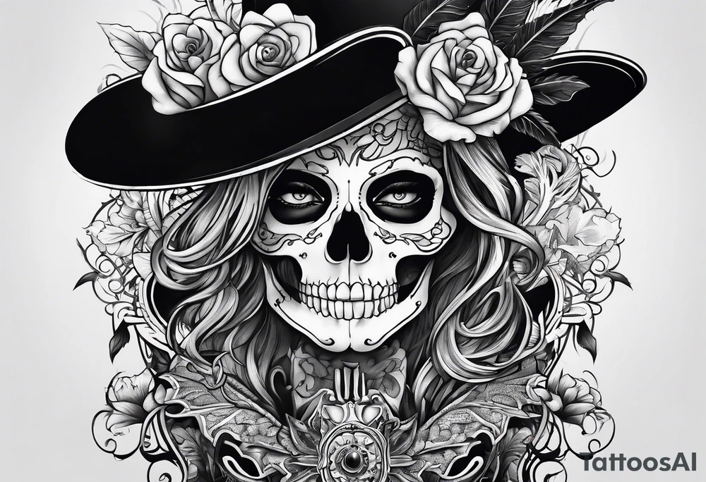 Skeleton tattoo idea