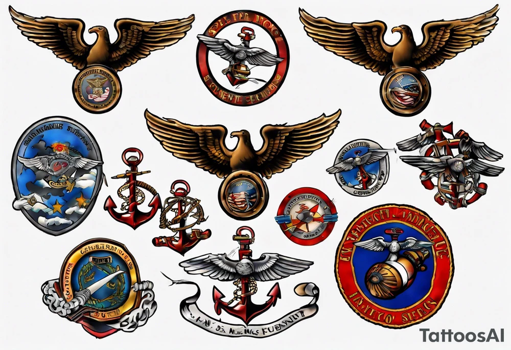 6048 Flight Equipment USMC Tattoo tattoo idea