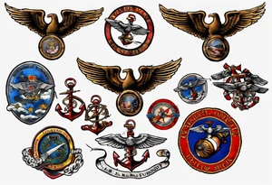 6048 Flight Equipment USMC Tattoo tattoo idea