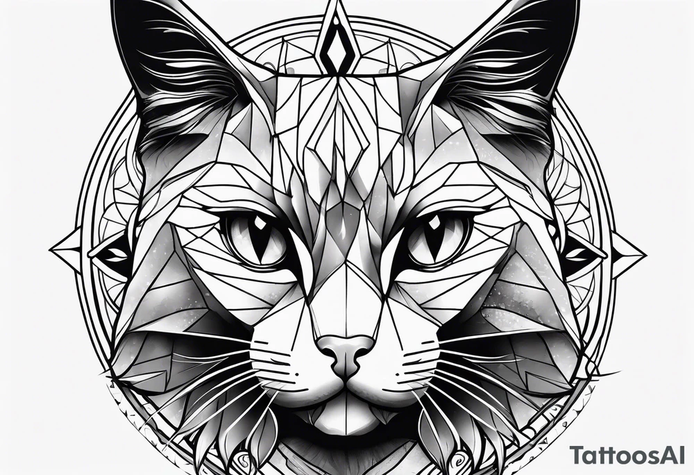 Black Cat tattoo idea