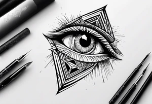 Replace eye tattoo on my hand with something new tattoo idea