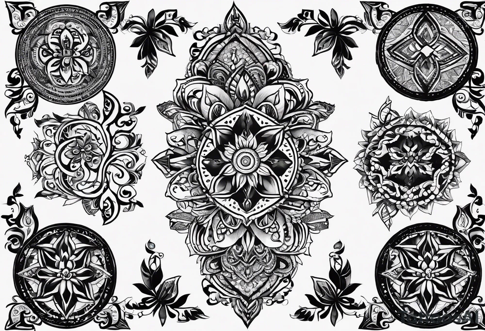 козерог демон накаченный воинственный tattoo idea