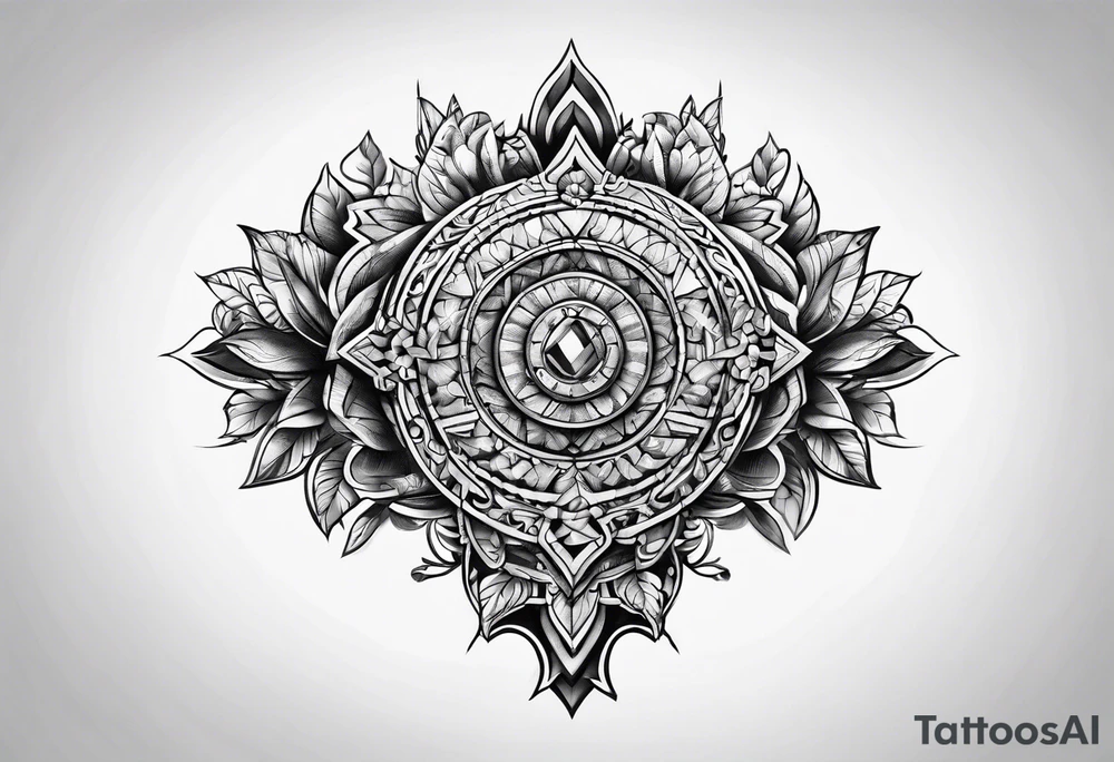 Puzzle piece hand tattoo tattoo idea