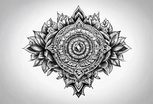 Puzzle piece hand tattoo tattoo idea
