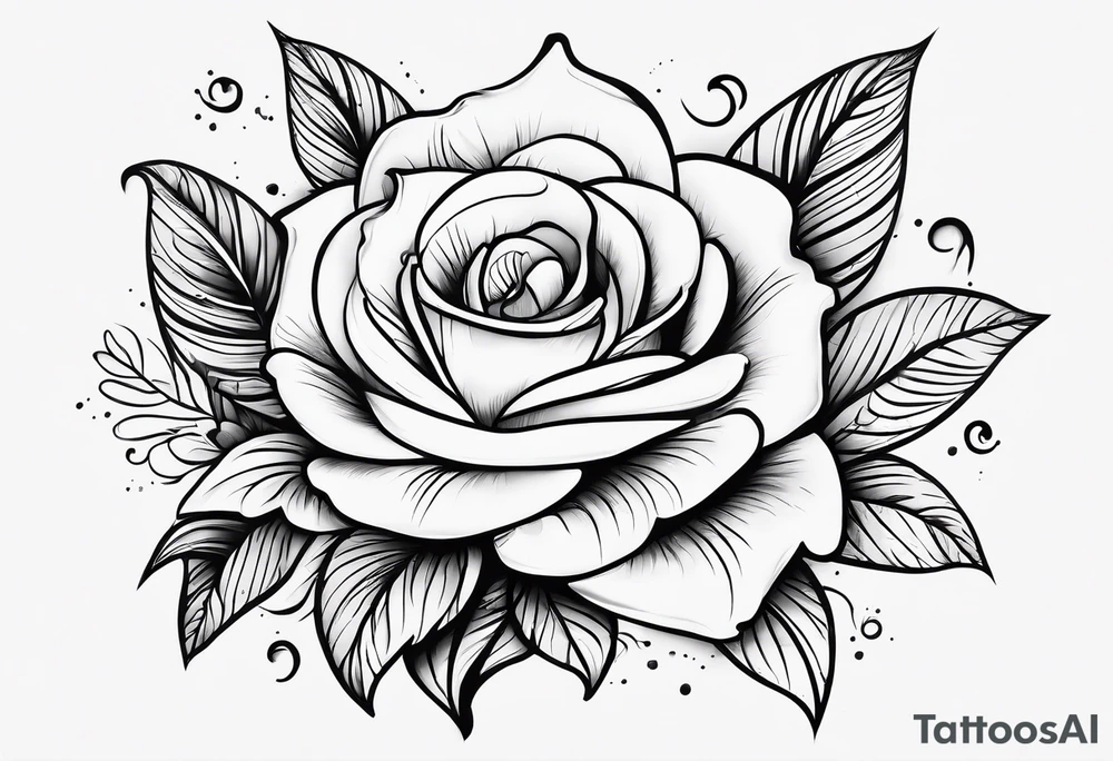 Quote “Love is never as real as its loss” tattoo idea