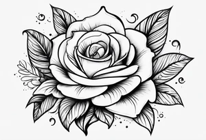 Quote “Love is never as real as its loss” tattoo idea
