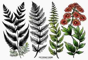 ferns tattoo idea