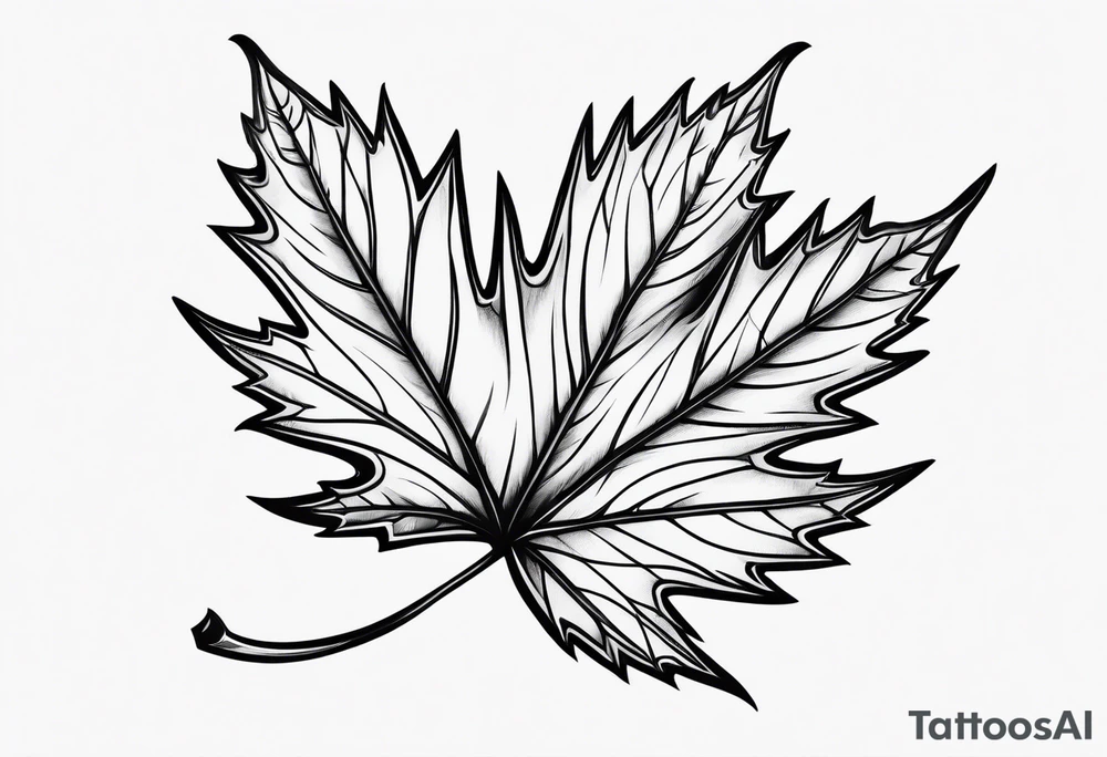 Maple seed tattoo idea