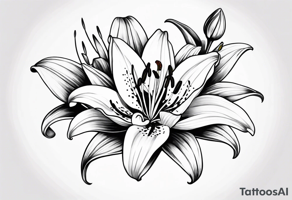 Lily tattoo idea