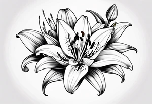 Lily tattoo idea