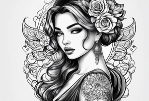 tattoo for woman
little princ style tattoo idea