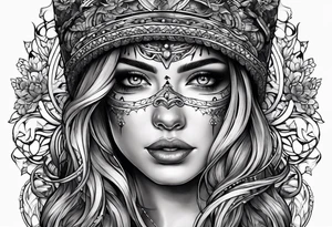 stitching together a wound; no portrait; band around arm tattoo idea
