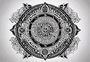 Viking Vegvisir tattoo idea