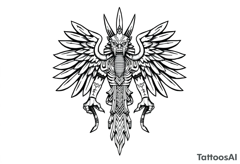 Enlil anunnaki god tattoo idea