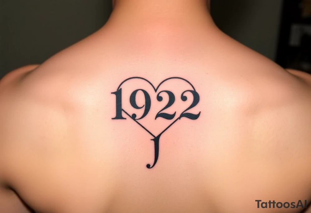 Heart with 192 in the middle and a L connected to the end of teh heart tattoo idea